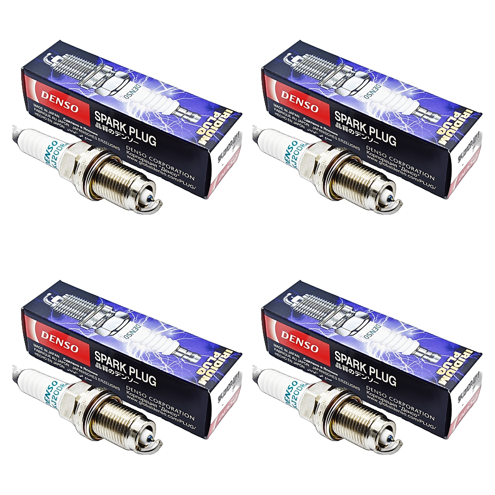 Kit Bujias Denso Iridium Honda Accord 2.4 Stream 2.0 16v